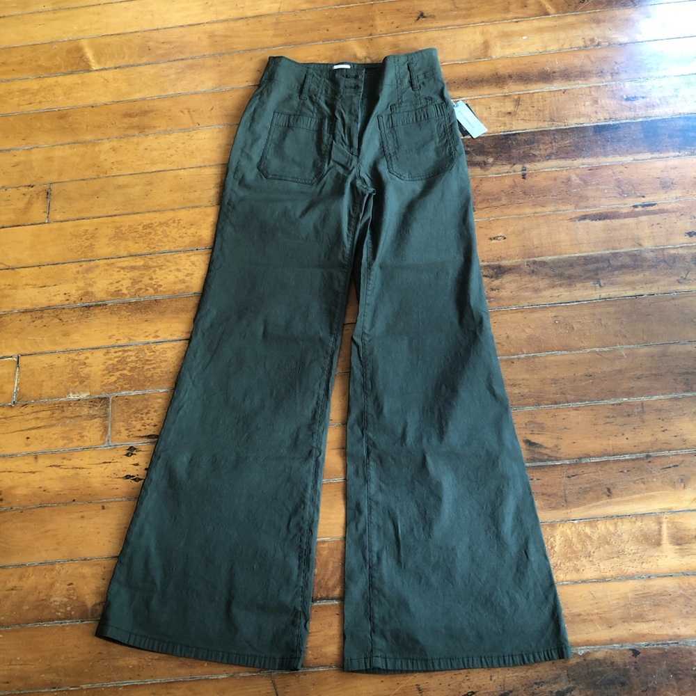 Anthropologie wide leg pants